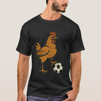 Rollig Kycklingfotboll T Shirt