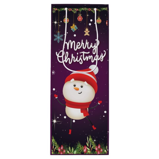 Rollig Snöman God Jul (Framsidan)