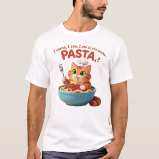 Rollig Spaghettikatt T Shirt