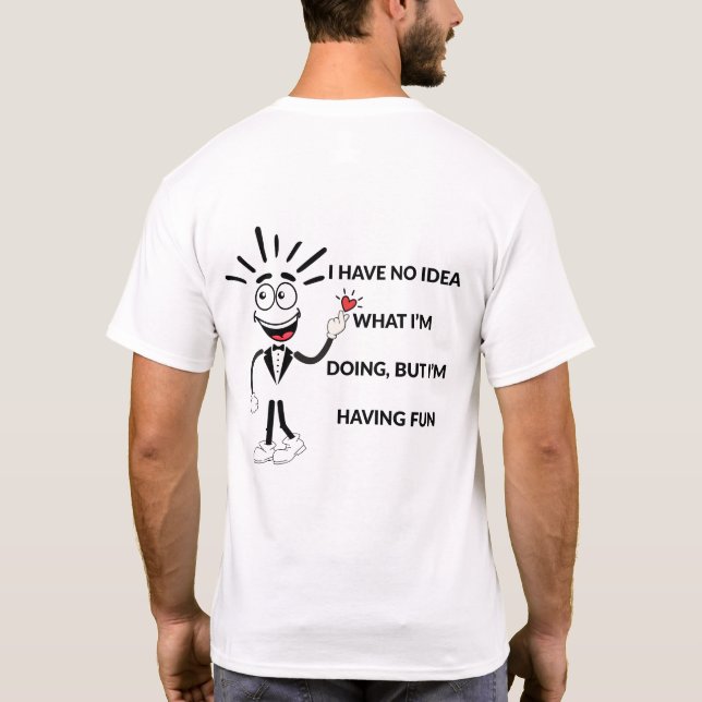 Rollig Tecknad T-Shirt (Baksida)