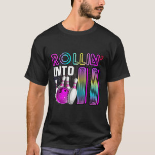 Rollin i 11 Bowling Födelsedagsfest 11th Birthda T Shirt