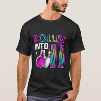 Rollin i 11 Bowling Födelsedagsfest 11th Birthda T Shirt