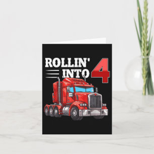 Rollin i 4 Påhängsvagn Lastbil 4:e dagen 4 år Kort