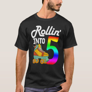 Rollin i 5 Kvinnor som kutrar på rullande skor Bir T Shirt