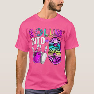 Rollin i 8 Födelsedagsfest 8 Födelsedag T Shirt