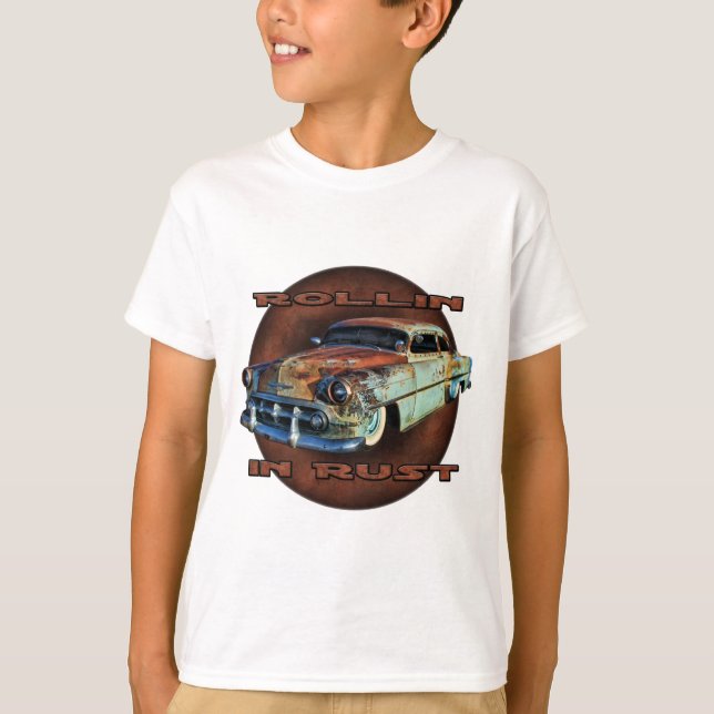 Rollin rostar in svanen Dragger högg av Chevy Tee (Framsida)