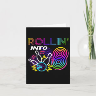 Rollin till 8 års Old Birthday Bowling Party 8:e Kort