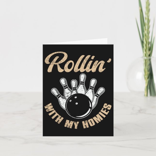 Rollin with my Homies Retro Bowling 5 Kort (Framsida)