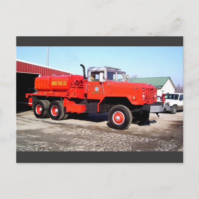 Rolling Backe Fire Department - Catoosa, OK Vykort (Framsida)