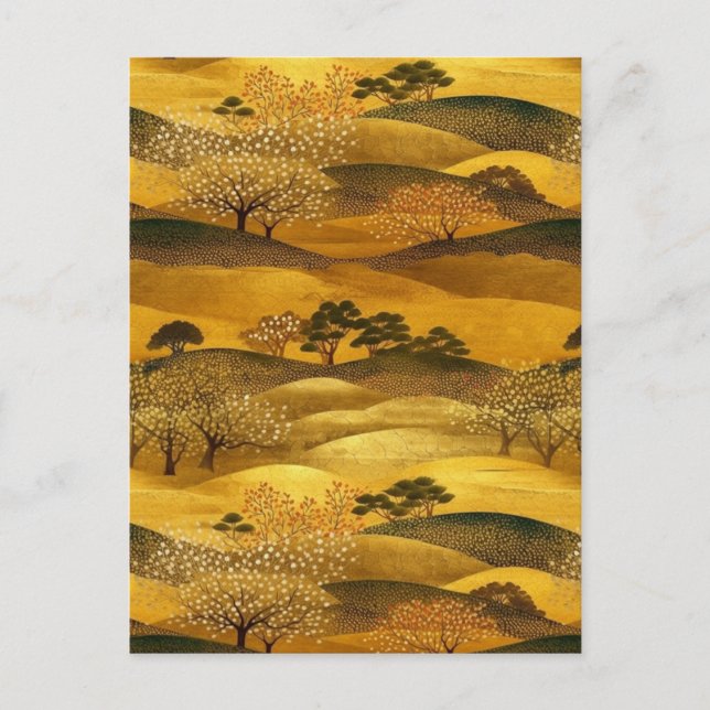 Rolling Backe Ligcape Chiyogami Vykort (Framsida)