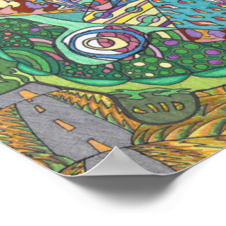 Rolling Backe of Turtles Poster