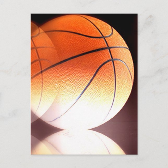 Rolling Basketball Artwork Vykort (Framsida)