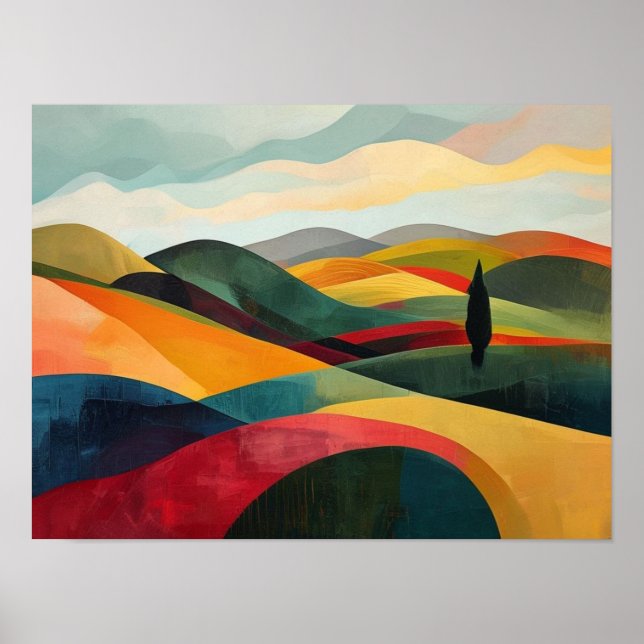 Rolling Chromatic Horizons Poster (Framsidan)