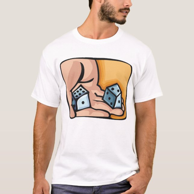 Rolling Dice T Shirt (Framsida)