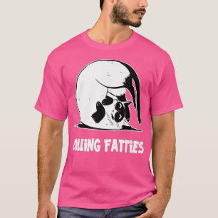 Rolling Fatties Cat Funny Cat Lover Outfit Cat Pap T Shirt
