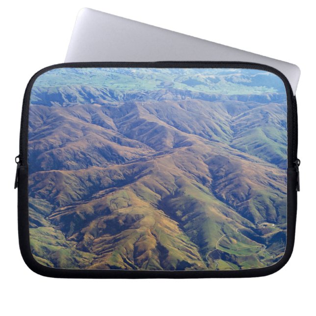 Rolling Hills i den Southland regionen av Laptop Sleeve (Framsidan)