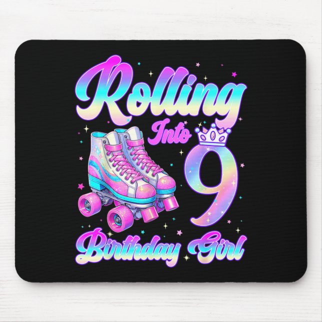 Rolling Into 9 Year Old Roller Skating 9th Birthda Musmatta (Framsidan)