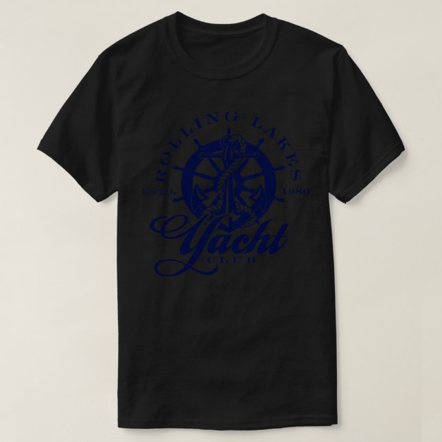 Rolling Sjöar Yacht Klubb T Shirt (Design framsida)