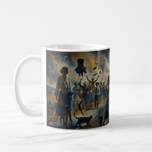 Rolling Stone Lost Highway Surreal Art MuggRolling Kaffemugg