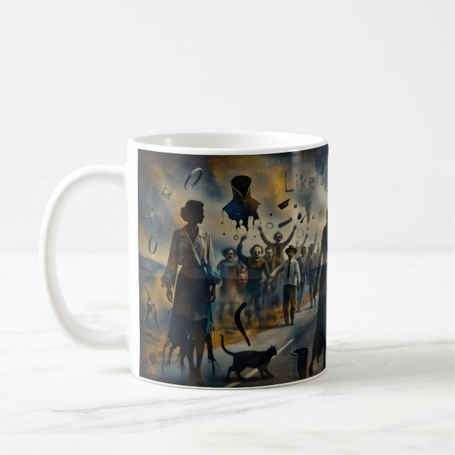 Rolling Stone Lost Highway Surreal Art MuggRolling Kaffemugg (Vänster)