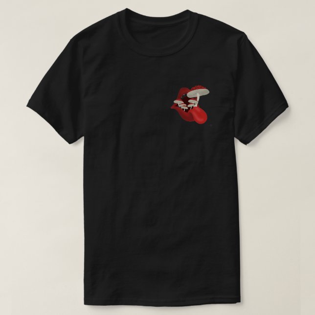Rolling Stone Mushroom T Shirt (Design framsida)