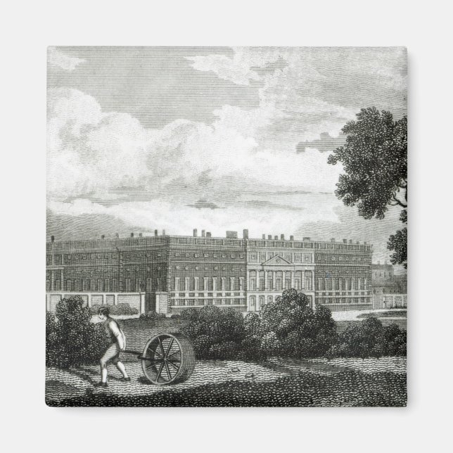 Rolling the Lawns at Hampton Court Palace Magnet (Framsidan)