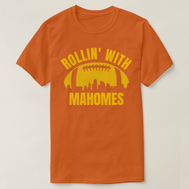 Rolling with Mahouine Skyline T Shirt (Design framsida)