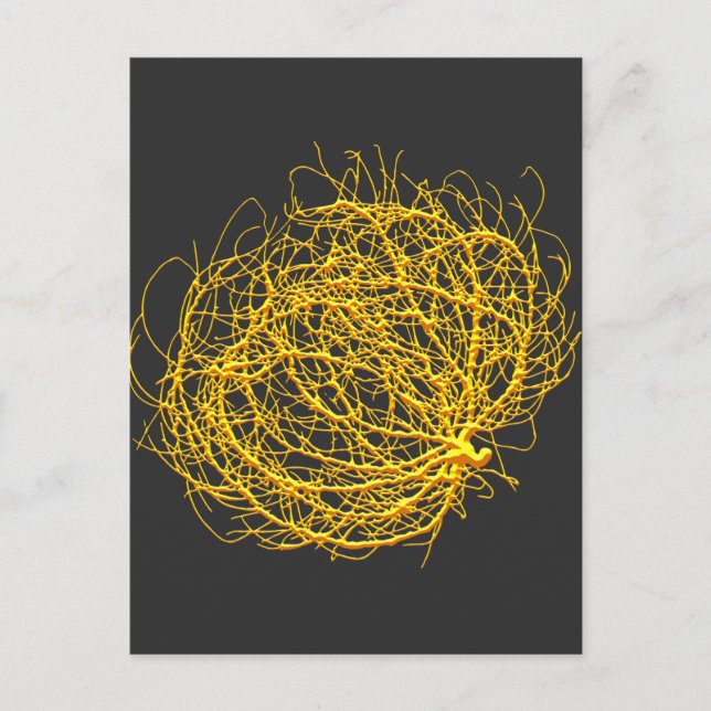 RollinGolden Tumbleweed Plant Original Art Vykort (Framsida)