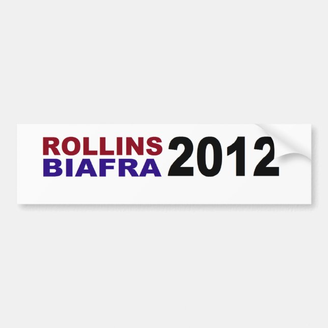 ROLLINS/BIAFRA i 2012 Bildekal (Framsidan)