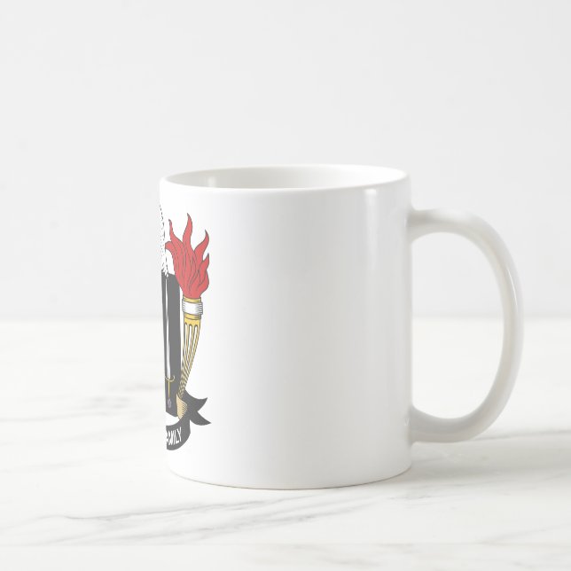 Rollins familjvapensköld kaffemugg (Höger)