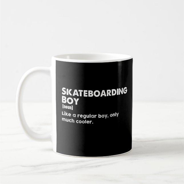 Rollläboardingpojke Rollläboardåkare Rollläboardin Kaffemugg (Vänster)