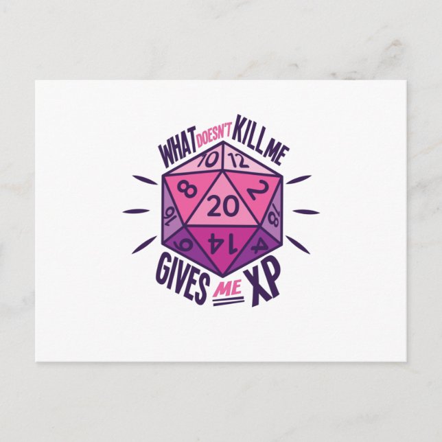 Rolllekande Dice Vykort (Framsida)