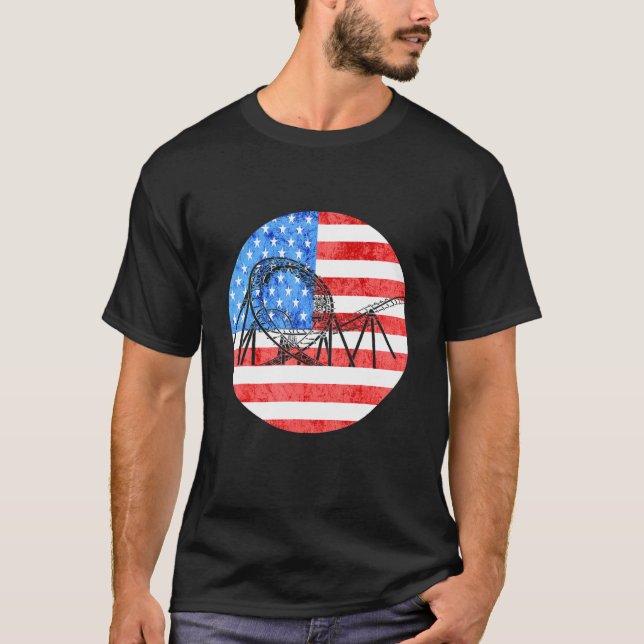 Rolller Underlägg Long Äventyr Ride Thrillacher U T Shirt (Framsida)