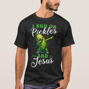 Rolllig Inlagd Gurka Jag Kör På Pickles Och Jesus T Shirt