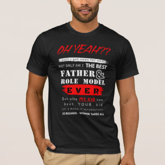 Rollmodell Mörk Humor Fars dag T Shirt