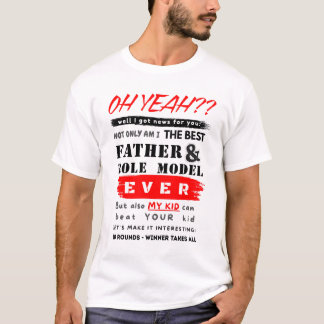 Rollmodell Pappa Funny Quote Fars dag T Shirt