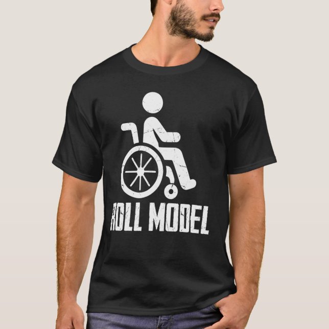 Rollmodell Paraplegc T Shirt (Framsida)
