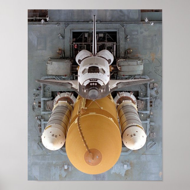 Rollout of Space Shuttle Atlantis (STS-79) Poster (Framsidan)