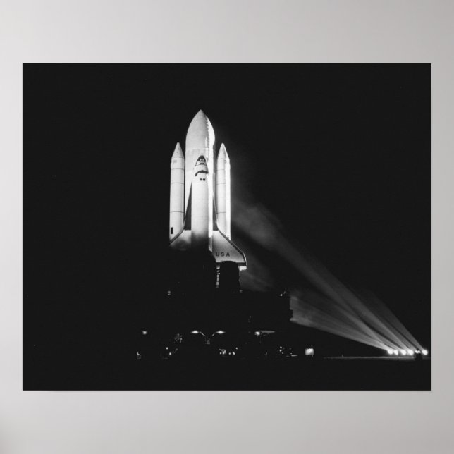 Rollout of Space Shuttle Columbia (STS-2) Poster (Framsidan)