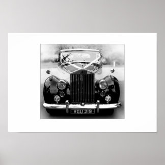 Rolls Royce Bröllop Car Poster