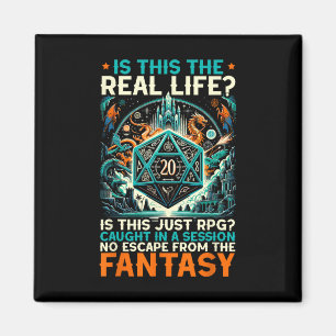 Rollspel Rpg Master D20 Brädspel Roligt Rp Magnet