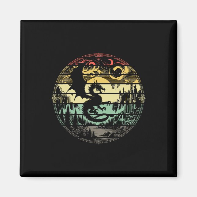 Rollspel Rpg Master D20 Brädspel Roligt Rp Magnet (Framsidan)