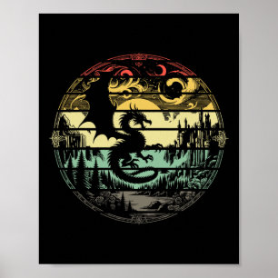 Rollspel Rpg Master D20 Brädspel Roligt Rp Poster