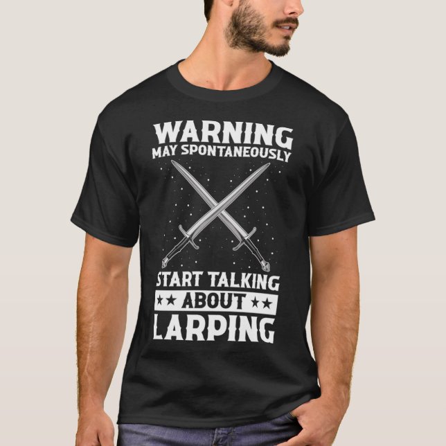 Rollspela upp offert för Larper och Larp T Shirt (Framsida)