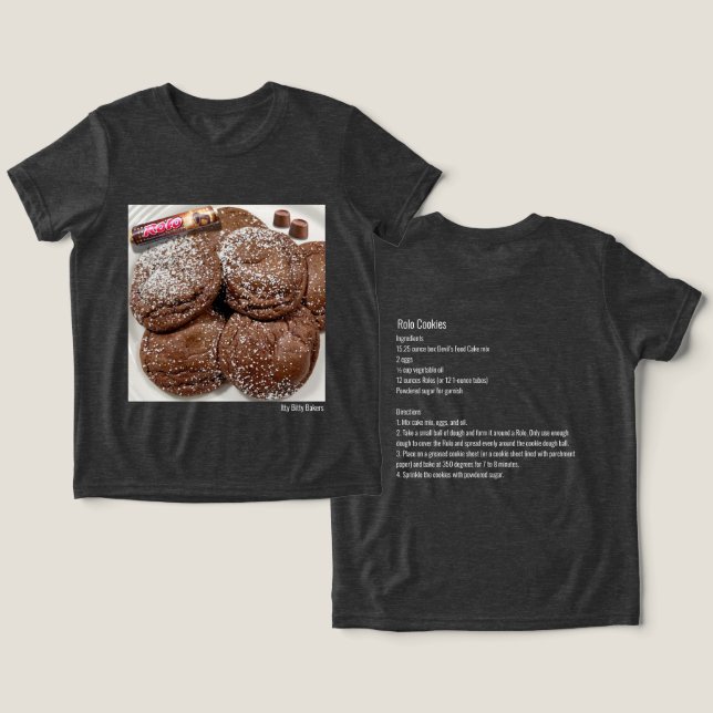 Rolo Cookies T Shirt (Design fram och bak)