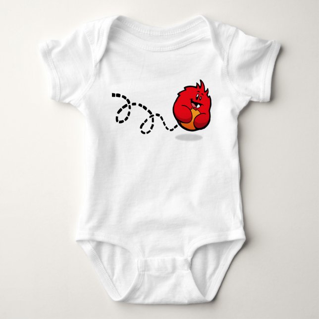 Roly-Poly Monster T-Shirt (Baby) (Framsida)