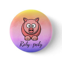 Roly-poly Pastel Rosa Gris Piggywiggy