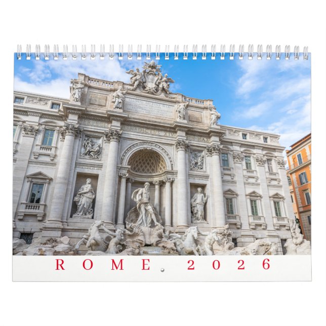 Rom 2026-kalender kalender (Omslag)