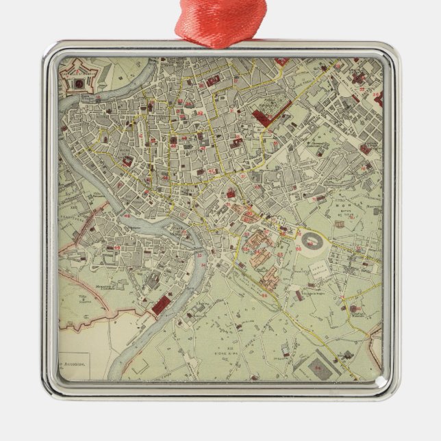 Rom 2 julgransprydnad metall (Framsidan)