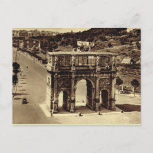 Rom, Arch of Constantine Vykort